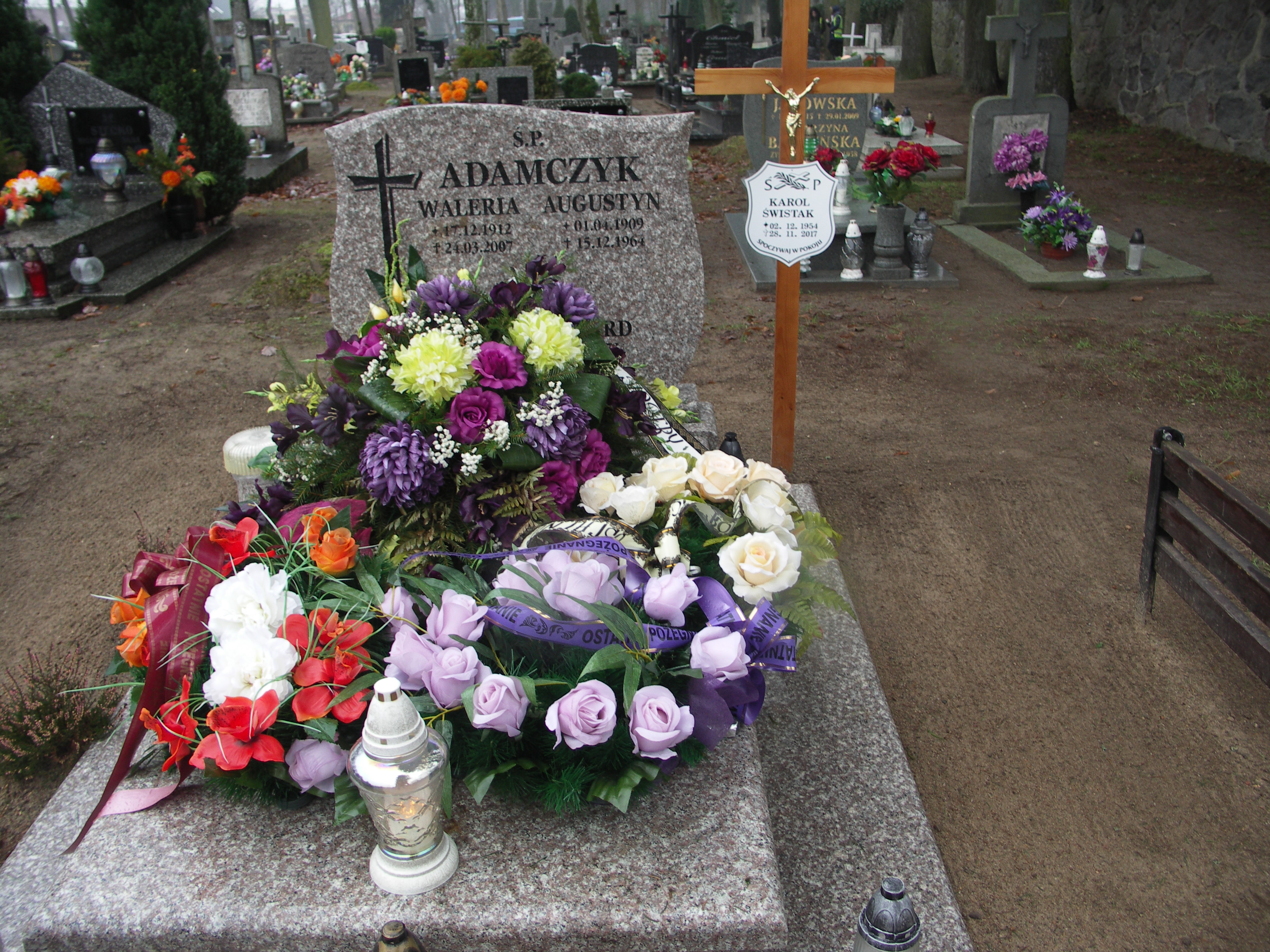 Grób Augustyn Adamczyk